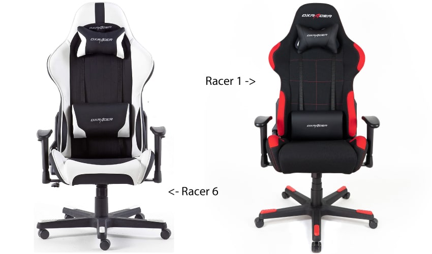 Vergleich Racer 6 und Racer 1